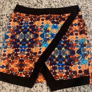 Skirt zipper in the back super cute bright colors